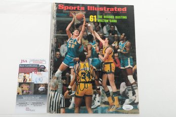 Bill Walton Signed 1973 Sports Illustrated Magazine JSA Certified NN95060 Dec. 2024 UCLA HOF Auto