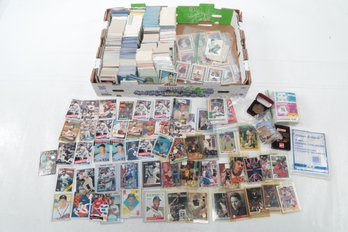 Large Mixed Sport Card Lot W/ Mini Packs Nolan Ryan Coca Cola Set Mickey Mantle Don Mattingly Pack Tops