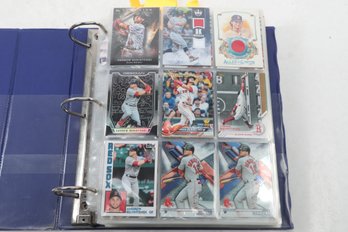 Andrew Benintendi Binder Of 350m Cards Rookies Game Used DK Dual Patch /99 Plus Inserts Chrome