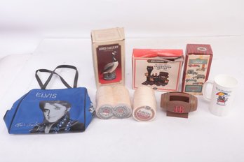 Mixed Lot Of Bar Decor: New Heineken & Amstel Coasters, Other Misc. Items