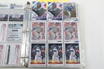 Binders Of Baseball Cards Kris Bryant 150 Cards Topps Chrome Mythical Inserts /299 Optic MVP Variations Plus