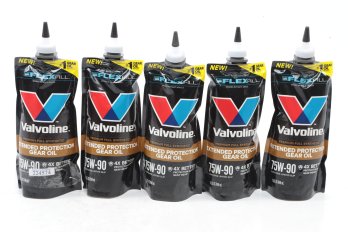 5 Valvoline Flex 75W90 ExtendedProtection Synthetic Gear Oil, Quart
