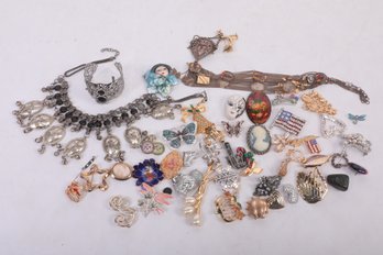 Assorted Lot Of Costume Jewelry