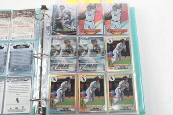 Yoan Moncada Binder Of 280 Baseball Cards Topps Chrome Rookies Rated Rookies Jersey Cards Inserts