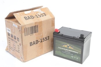New Open Box Weize Lawn & Garden AGM Battery BCI Group 1