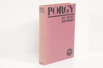 Heyward Porgy Early Edition 1925, Doran Company, Theodore Nadejen Decorations,