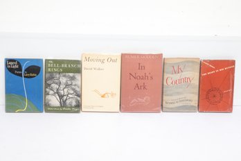 MIXED LOT 6 POETRY & LITERATURE Including  Lanced In Light. The Bell Branch Rings, Inscribed