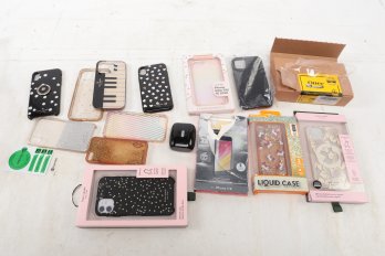 Cell Phone Case Lot: New Otter Box, Kate Spade New York & Misc.