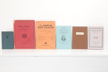 Book Collecting Bibliographic Publications Lot, American Book Collector, Boston Public Library Bulletin,