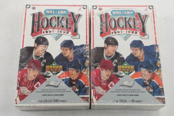 (2) Sealed Boxes Of 1991-92 Upper Deck Hockey W/ Random Hologram Cards.