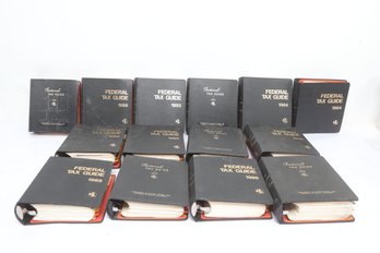 Large Lot Of Vintage CCH Tax Guides