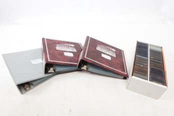 Card Supplies- Top Loaders  3 Binders Clean Ultra Pro Pages