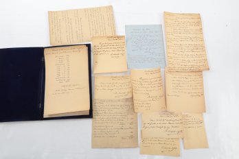 Fac-simile Of 'Major Andr Papers'  In Original Box With Engraved Silver Plaque