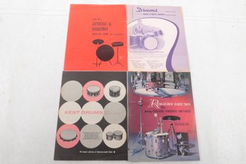 Drums John Grey Autocrat & Broadway  A Catalog Featuring Orchestral Drums And Accessories With A Bright Red C
