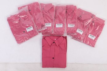 Set Of 8 Fihch Women Linen Button Up Blouse And Shorts Size L