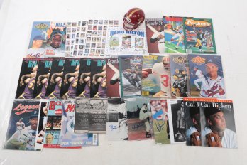Assorted Sports Magazines- Frank Thomas Autograph, Vintage Boxing, Super Bowl Party Autograph, Etc.