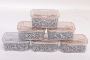 6 Boxes (Approx. 3000pcs) 3/4' Square Head Screws (Head Size 5/16')