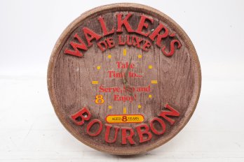 Walkers Deluxe Bourbon Clock