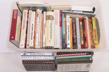 XL Lot Of Cookbooks: Weight Watchers, Crockpot, Diet, Etc.