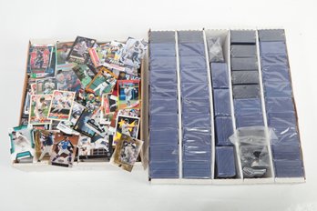 Lot Of 44 Sealed Top Loader Packs 25 Top Loaders Per Pack Standard Size Plus Cards Loaded