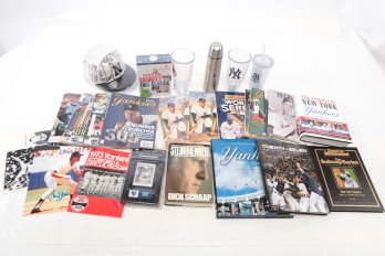 New York Yankees Lot - 1997 Norwich Navigators Hat With Autographs-7 Dvd Yankees Fall Classic, Etc.