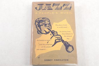 1959 Jazz: A People's Music By Sidney Finkelstein, Citadel Press