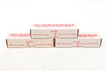 3 1989 Fleer Baseball Sets - 2 Sealed, 3rd Is Complete (but Seal Looks Open Or Damaged)