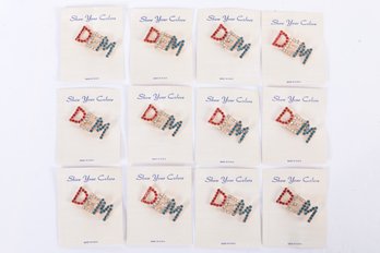 12 Pc. Lot NOS Vintage 1960s DEM POLITICAL PINS