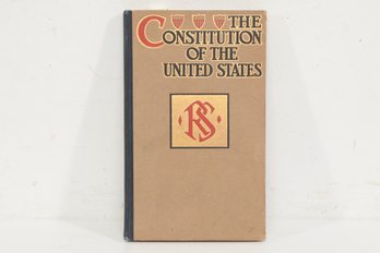 Constitution Of The United States, Geo D Harrison Book Label, Duffield Company, 1907 Constitution Of