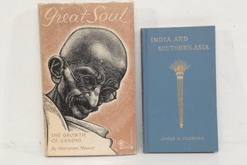 Great Soul, Growth Of Gandhi, Herrymon Maurer, India Southern Asia, James Thorburn, Doubleday, 1948