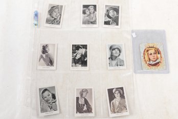 Greta Garbo 1930's Josetti-Filmbilder Tobacco Cards