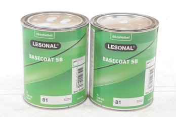 2 AkzoNobe Lesonal  Base Coat SB #81 Red Violet   0.9L (2:1)