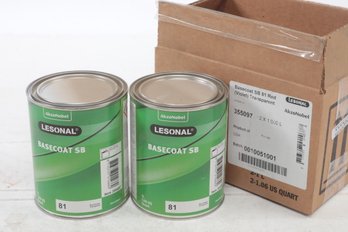 2 AkzoNobe Lesonal  Base Coat SB #81 Red Violet   0.9L (2:1)