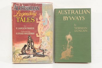 Australian Travel & Folklore, Duncan Australian Byways, Parker Australian Legendary Tales, Illustrated