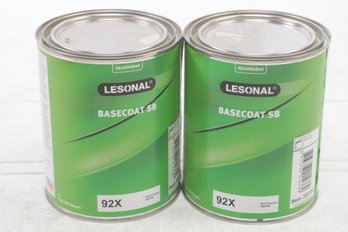 2 AkzoNobe Lesonal  Base Coat SB #92 Red Orange Sparkle  0.9L (2:1)