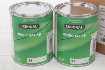 2 AkzoNobe Lesonal  Base Coat SB #31 Red Orange   0.9L (2:1)