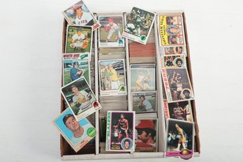 1970's Baseball Card Lot Of 2500 Mostly Baseball With Some Football Basketball And Non Sport