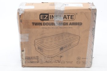 New: EZ Inflate Twin Double-High Airbed
