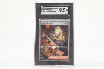 Pokemon Boss's Orders 265/193 - Paldea Evolved Special Illustration (Graded 9.5)