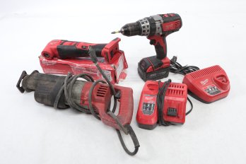 Assorted Milwaukee Power Tool Lot (Battery & Corded)