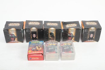 Non Sport Lot (2) Jurassic Park Topps 1993 Base Card Set 88 Cards  Stickers Country Classics Set  Star Wars