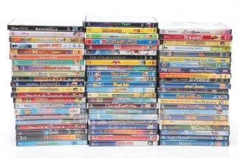 Large Grouping Of Assorted Family/Kids DVDs