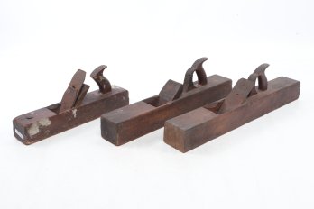 Lot Of 3 Antique Wood Planes