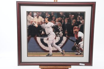 Jim Leyritz Signed 20 X 16 Frame Photo With Steiner Cert