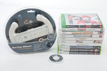 Assorted Nintendo Wii & XBOX Game Lot
