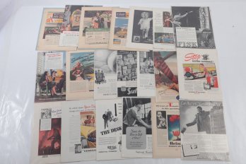 Grouping Of Vintage Advertisements