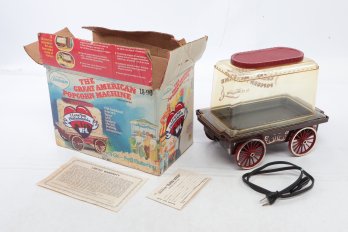 Vintage Sunbeam 'The Great American Popcorn Machine' W/Original Box & Instructions