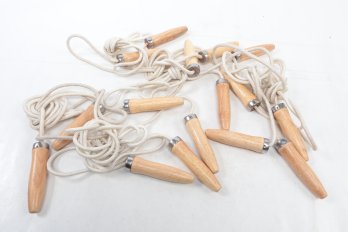 8 Wood Handled Jump Ropes