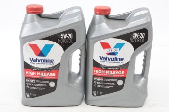 2 Valvoline Full Synthetic High Mileage With MaxLife Technology 5W-20 5 QT