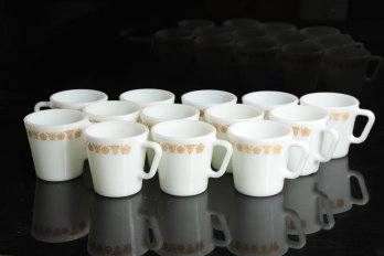 Grouping Of Vintage Pyrex Coffee Mugs
